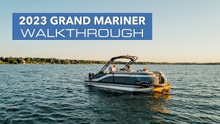 Luxury Tritoon  2023 Grand Mariner Walkthrough [upl. by Teik]