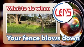 What to do when your fence blows down [upl. by Elfrida567]