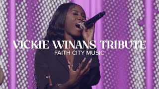 Tim Bowman Jr Pastor Kim Burrell amp Faith City Music  Tribute Performance to Vickie Winans [upl. by Nosemaj76]