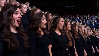 quotCome Thou Fount of Every Blessingquot BYU Inauguration Combined Choirs and Orchestra [upl. by Alison720]