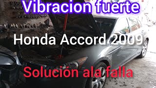 Honda Accord 2009motor tiembla y vibra mucho posible mente le falte un buen servicio Prt1 [upl. by Paget]