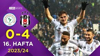 Çaykur Rizespor 04 Beşiktaş  16 Hafta  Trendyol Süper Lig 20232024 [upl. by Lebasi933]