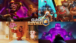 Todas las mejores Animaciones de CLASH ROYALE [upl. by Hansiain]