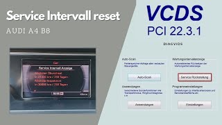 Audi A4 8K B8  Service zurücksetzen mit VCDS  Anleitung [upl. by Ynetsed]