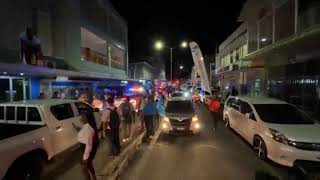 Julien Alfred Motorcades arrives in Castries Saint Lucia [upl. by Haisi200]