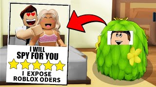 I Was Hired To SPY on ROBLOX ODERS Brookhaven RP [upl. by Bartlett406]