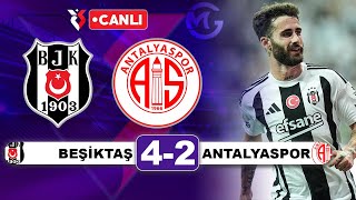 Beşiktaş 42 Antalyaspor  Süper Lig Canlı Yayın [upl. by Nylhtac976]