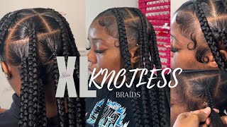 DAEDOHAIR XL KNOTLESS TUTORIAL [upl. by Florry]