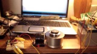 Arduino running a bedini SSG circuit charging battery [upl. by Symer661]