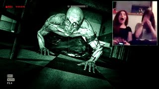 Wimpy Girls Play Outlast  Live Stream Best Bits Montage [upl. by Nytram879]