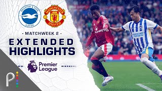 Brighton v Manchester United  PREMIER LEAGUE HIGHLIGHTS  8242024  NBC Sports [upl. by Menashem439]