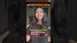 6 Marks GUARANTEED in SST 10TH BOARD Exam👍  Most Important Questions of Political Parties Cbse2024 [upl. by Maddock458]