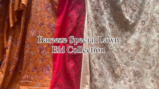 Bareeze Pure Lawn Embroidered Dresses with Cutwork Bamberg Chiffon Duppata firdousrabicentre [upl. by Miche]