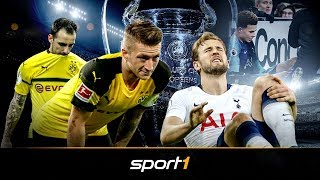 Großes Verletzungspech Diese Stars fehlen dem BVB und Tottenham  SPORT1 CHAMPIONS LEAGUE [upl. by Cathlene]