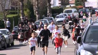 Sport Relief Mile at The Shree Swaminarayan Temple in Golders Green  21st March 2012 [upl. by Lemak]