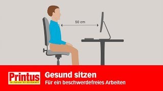 Wie sitze ich am besten am Schreibtisch [upl. by Monro]