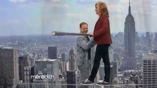 Nik Wallenda Walks the Tightrope With Meredith  The Meredith Vieira Show [upl. by Cyrilla]