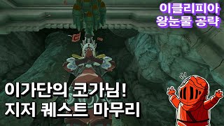 이클리피아 젤다의 전설 왕국의 눈물 공략  17화 이가단의 코가님 지저 퀘스트 마무리 [upl. by Leirej]