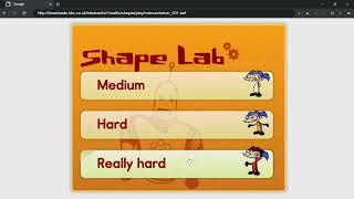 BBC Bitesize KS1 Games Maths Shape Lab Walkthrough [upl. by Marti724]