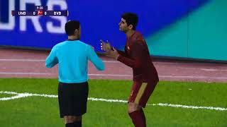 1 FC UNION BERLIN VS BORUSSIA DORTMUND  PES 21 GAMEPLAY [upl. by Court]