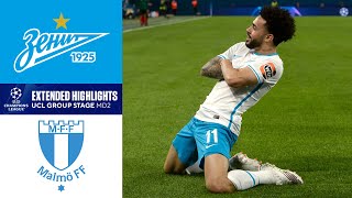 Zenit vs Malmö Extended Highlights  UCL Group Stage MD 2  CBS Sports Golazo [upl. by Gayler]