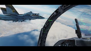 DCS  F18C Combat Air Patrol Over Syria [upl. by Gerstner]