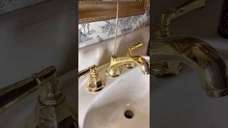 installing a gently used widespread faucet 🔧 [upl. by Enyalaj]