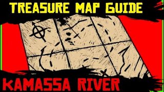 Kamassa River Treasure Map Guide All 4 Locations  RDR2 Online Red Dead Redemption 2 [upl. by Ariet889]