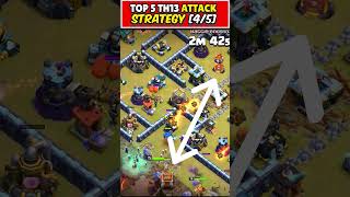 Top 5  Th13 Attack Strategy 4 of 5  Gobowi Golem Bowler and Witches 2024 [upl. by Airun]