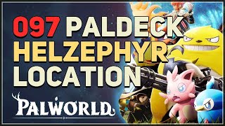 Paldeck 097 Helzephyr Location Palworld [upl. by Dnaletak380]