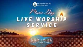 09 July 2022  Croydon SDA Church Live Worship  Music Day [upl. by Kirtap]