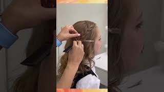 Hairstyling Pro with 10 Years Experience Reveals Best Medium Hair Waterfall Braid Techniques [upl. by Oalsinatse]