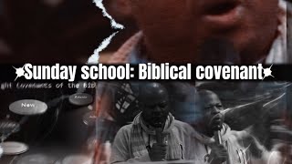 Biblical covenants  Part 2  SUNDAY SCHOOL  13102024 [upl. by Baldridge149]