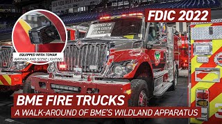 FDIC 2022  A walkaround of BME Fire Trucks Type 3 Wildland Apparatus [upl. by Nylsor382]