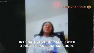 INTERACTIVE ZOOM PRAYER WITH APOSTLE PRINCE IKHAREBHORE 29 JANUARY 2024 [upl. by Nigel654]