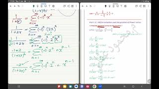 Differentiation and integration of power series [upl. by Nedyrb]