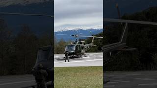 Startup procedure Bundesheer Agusta Bell 212 helicopter helicopter austria military aviation [upl. by Ayotaj64]