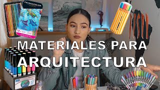 MATERIALES PARA ESTUDIAR ARQUITECTURA [upl. by Attelrak689]