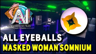 AI The Somnium Files NirvanA Initiative ALL EYEBALL LOCATIONS in Masked Womans Somnium [upl. by Benildis208]