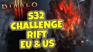 Season 32 Launch Challenge Rift 368  EU and USGuide Diablo 3 [upl. by Nihi]