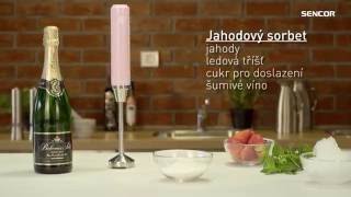 Jahodový sorbet  recept na jednoduchý jahodový sorbet [upl. by Bollinger42]