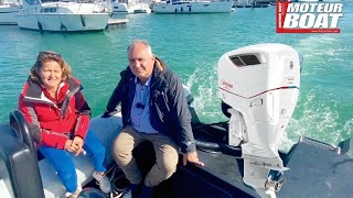 Horsbord diesel Cox 300 CH  linterview Moteur Boat [upl. by Anirpas]