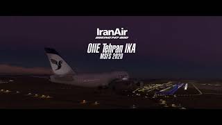 MSFS 2020  Iran Air 747800 Landing at OIIE Tehran IKA  Iran  HomaSim [upl. by Clausen]