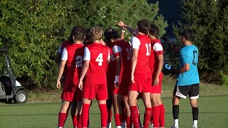 Holland boys soccer picks up key conference win over Zeeland East Wednesday night [upl. by Nedap]