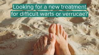 Verrutop Verruca and Wart treatment by We Fix Feet Nottinghamshire and Derbyshire Foot Healthcare [upl. by Ahsurej680]