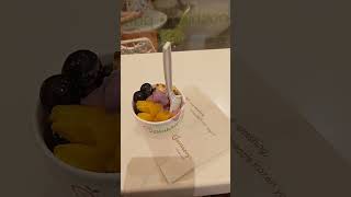 pinkberry yogurt blueberry foodie fypyoutube shorts [upl. by Annyahs753]