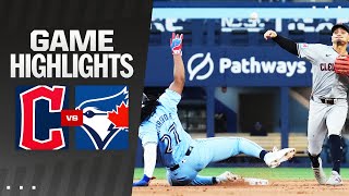 Guardians vs Blue Jays Game Highlights 61424  MLB Highlights [upl. by Nonek]