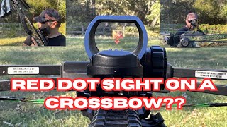 Installing a Red Dot Sight on a Crossbow for Hunting [upl. by Graf]