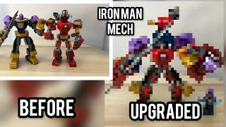 Upgrading Lego Iron Man MECH  Marvel Lego MOC [upl. by Salbu]