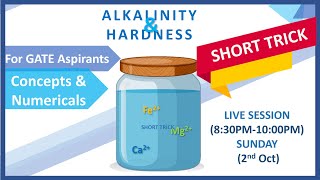 Numericals on Alkalinity amp Hardness of Water with Short Trick Environmental Engineering GATE ESE [upl. by Ocinom]